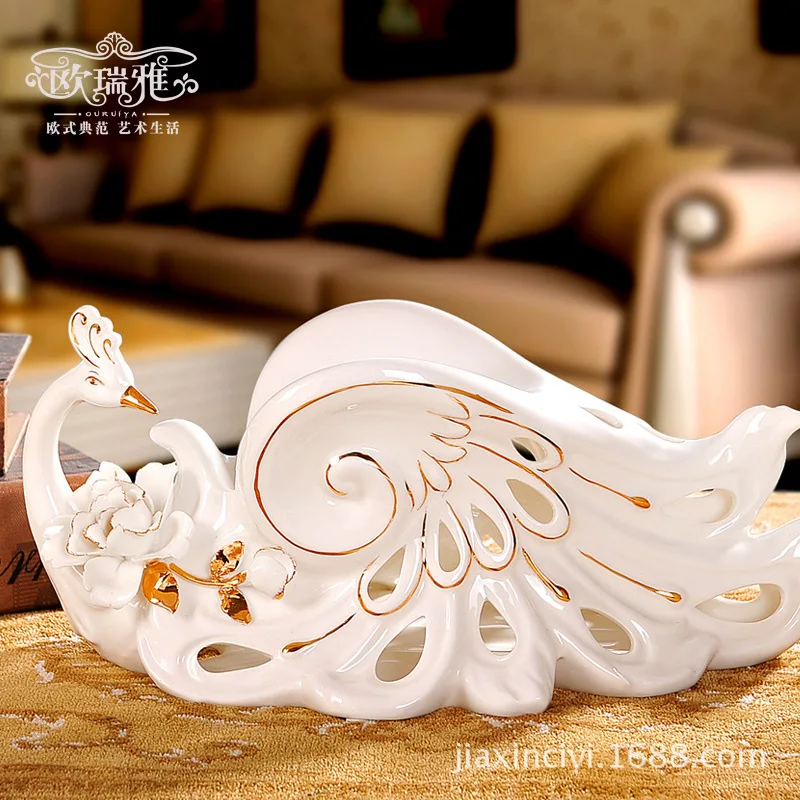 New high-end European-style home feast starting frame ceramic crafts jewelry wedding gift wine rack