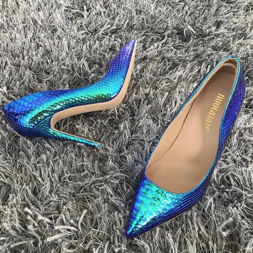 High Quality women pumps Snake Printed high heel pumps shoes for women sexy pointed toe high heels party wedding shoes woman