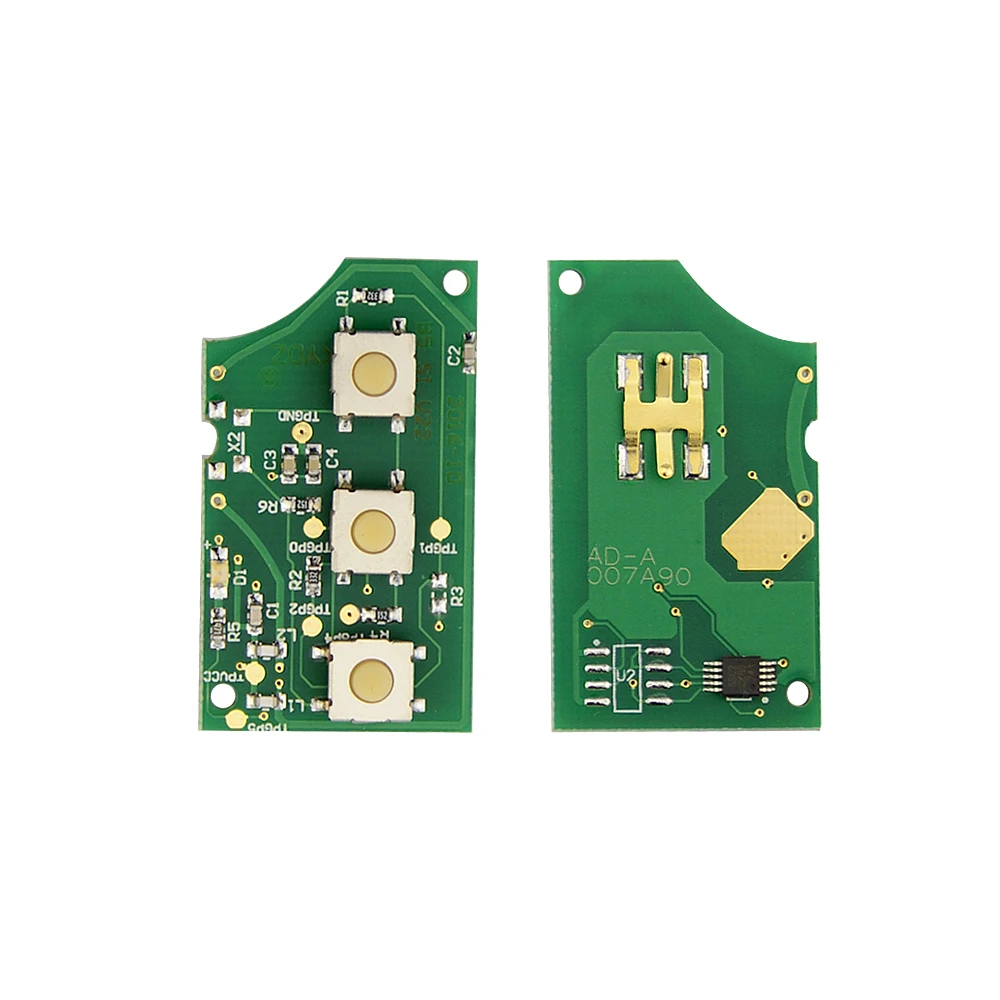 OkeyTech Flip พับรีโมทคอนโทรลคีย์สําหรับ Audi A3 A4 A6 A8 RS4 TT 433 Mhz ID48 ชิป HAA Uncut Blank Blade 3 ปุ่ม 4D 0837231 ก