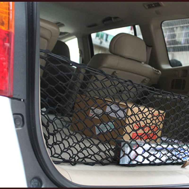 HOT New Car Nylon Elastic Mesh Net Car hatchback Rear Luggage Cargo Trunk Storage Organizer