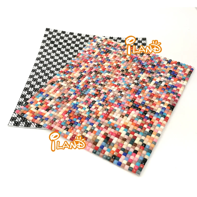 Dollhouse Miniature Wallpaper Mosaic Tile Floor Covering Three-dimensional Plastic With Back Self Adhesive Toy DIY OW080