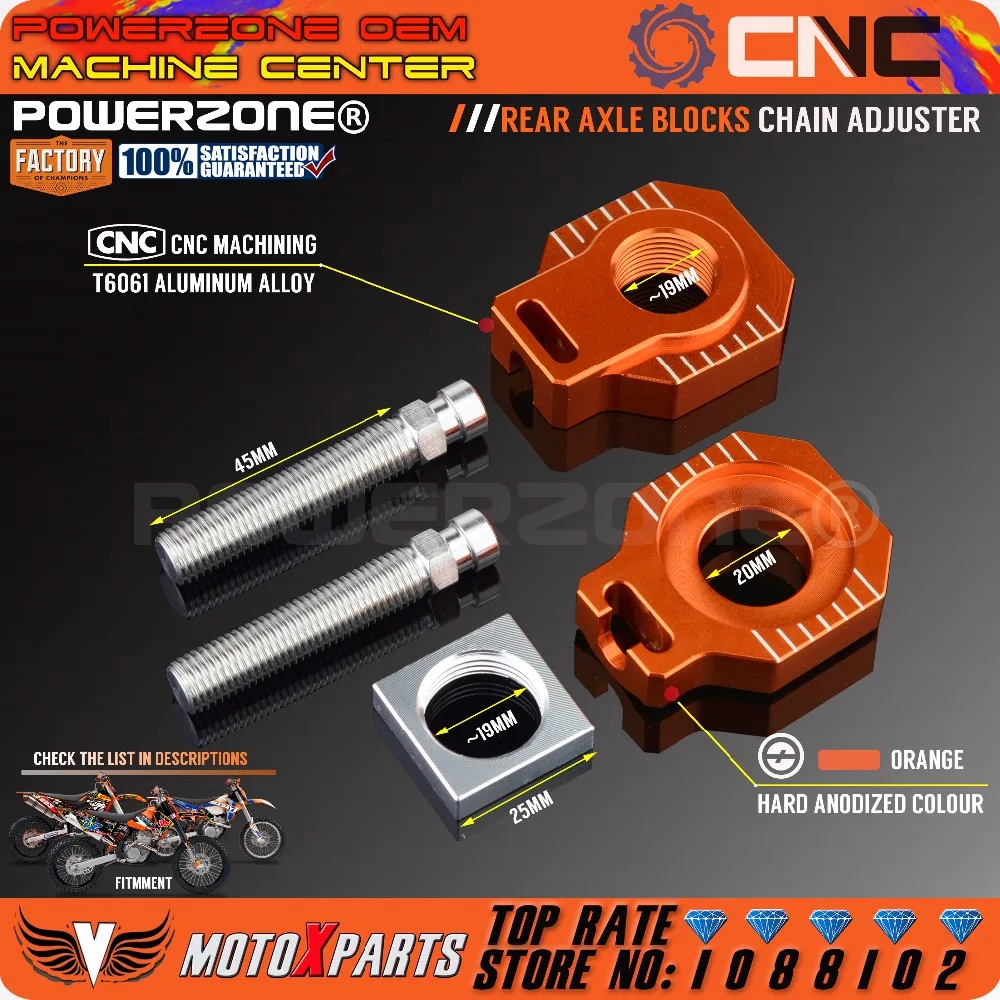 

Блок блоков для задней оси POWERZONE, регулятор цепи для KTM 125 250 300 350 450 525 530 EXC EXCF XCW XCFW 2017 18 SX SXF XC XCF