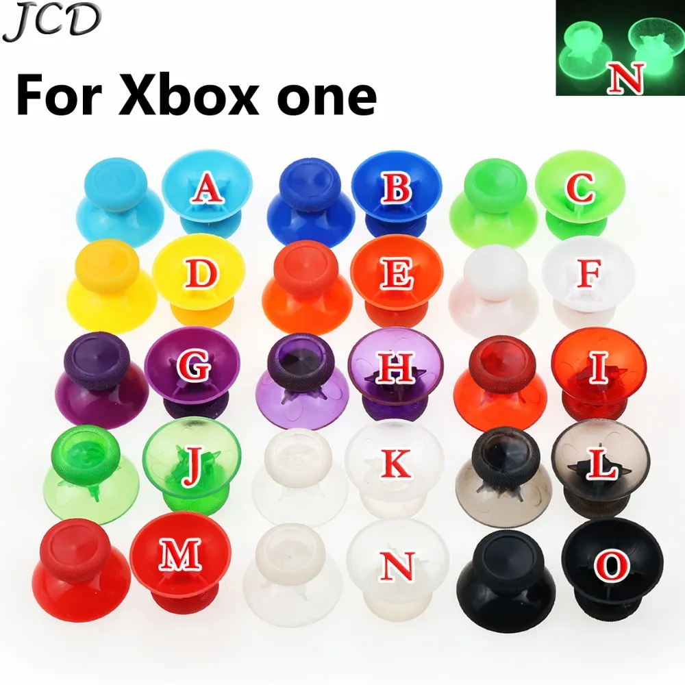 JCD 2pcs/lot 3D Thumb stick Cap Analog Joystick Stick for XBox One Controller Analogue Controller Caps Mushroom