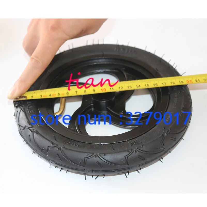 8x1 1/4 Aluminium Alloy Hub 32mm Width Inflated Tube Wheel 8\