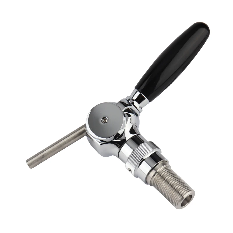 Draft eer tap with 30mm thread shank and accessore for hose ,flow control ball beer tap,brass material,for homebrew