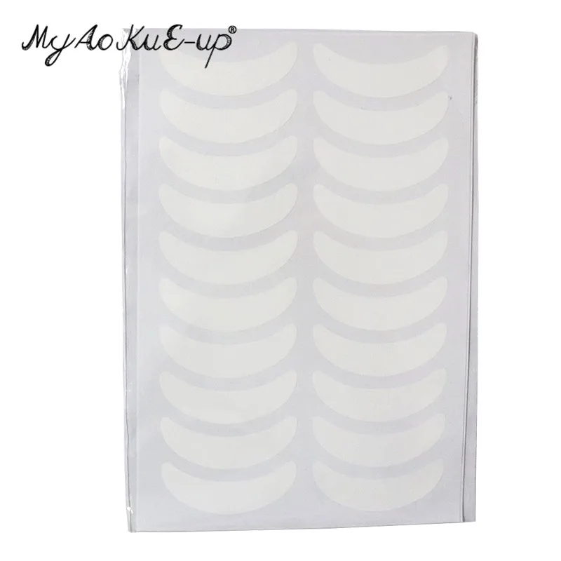 Eye Stickers 50 pairs Paper Patches Under Eye Pads For False Eyelash Extension Patches Eye Tips Sticker Wraps Make Up Tools