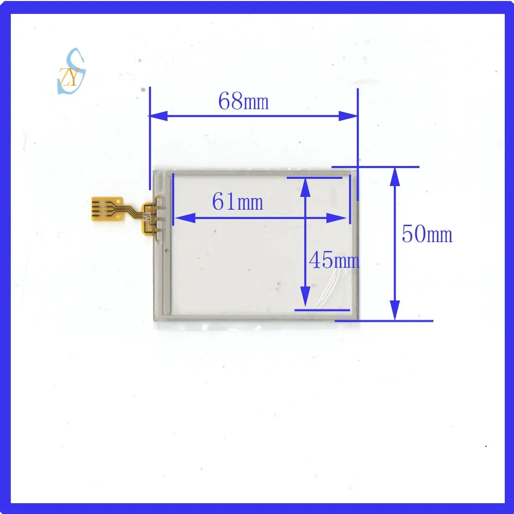 ZhiYuSun POST 2.4inch touch screen 50mm*68mm for NL2432HC digital player handwriting screen outer periphery dimension