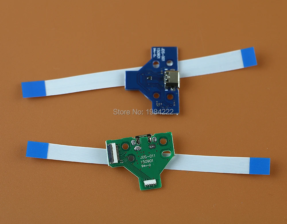 10 Buah = 5Set Kualitas Tinggi 12pin 14pin LED Daya/Pengisian PCB Papan dengan Kabel Pita Fleksibel untuk Pengendali PS4