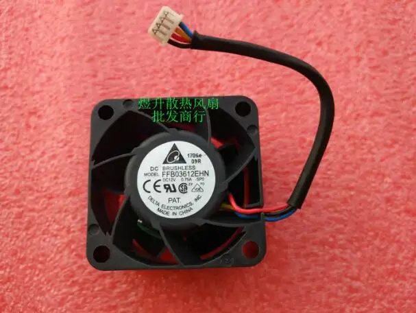 The original  delta 36*36*28MM FFB03612EHN DC12V 0.75A 3.6CM  4 line PWM fan