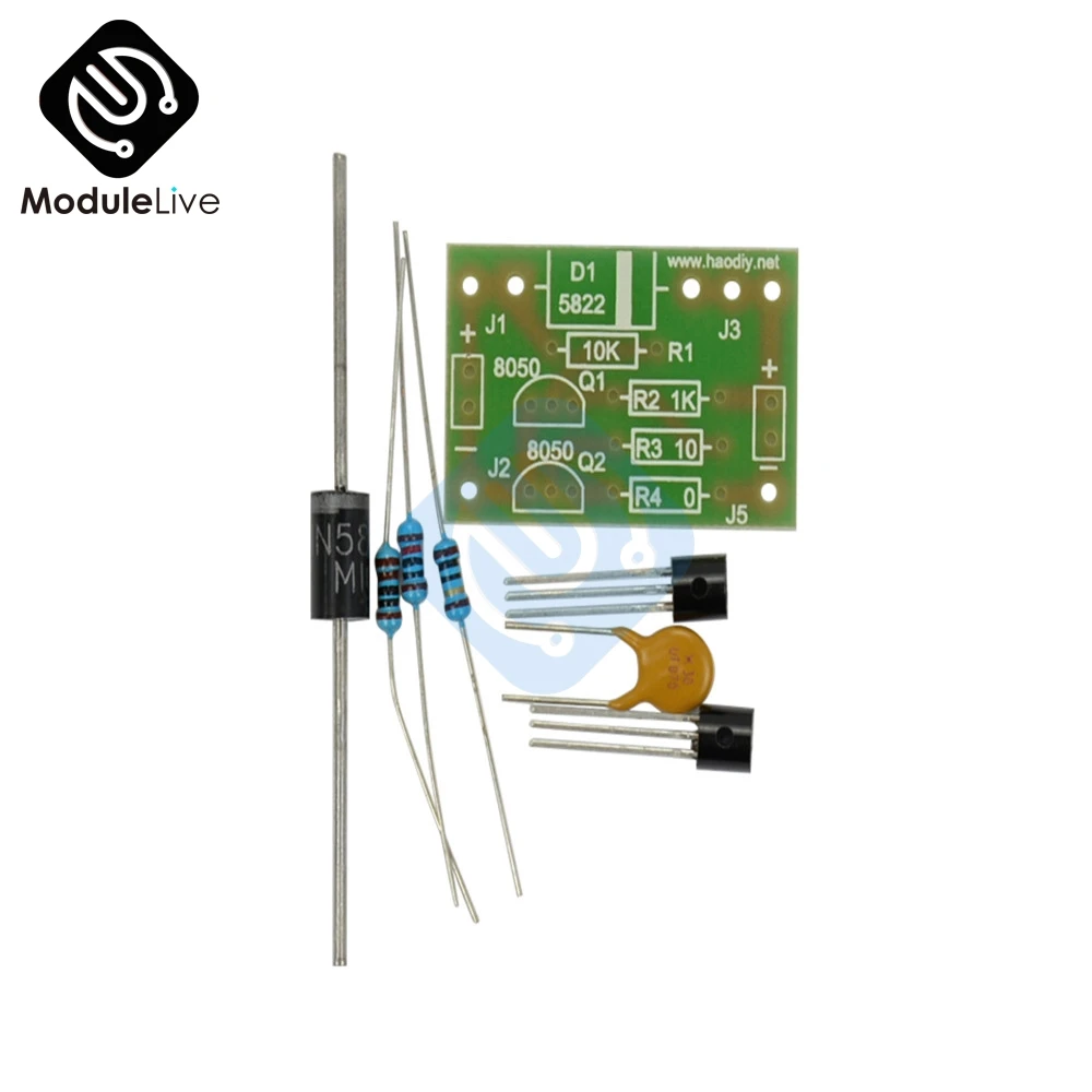 1set Lithium Battery Charging Board With Protection Charger Module Light Control Sensor DIY Kits For Solar Charging Board