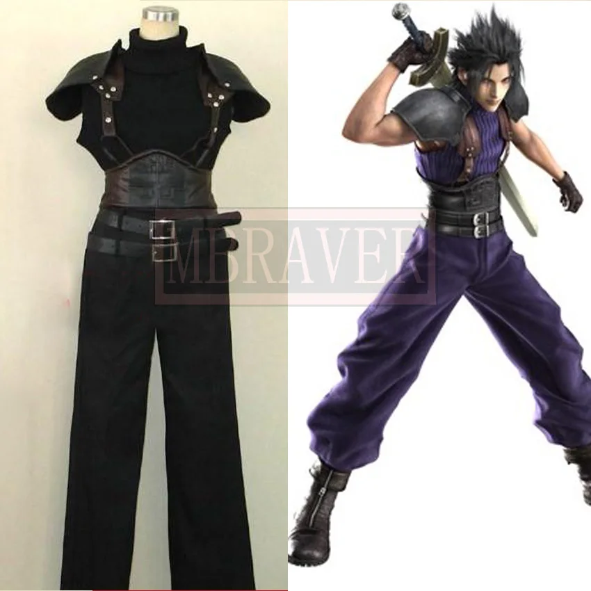 Final Fantasy VII Crisis Core Zack Fair Cosplay Costume