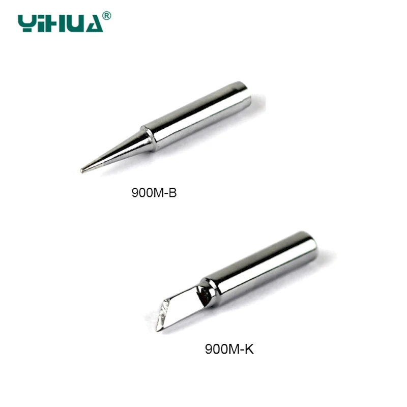 YIHUA10pcs High quality iron tips 900M-T iron head Apply to all kinds of YIHUA soldering station for Hakko 936 Durable iron head