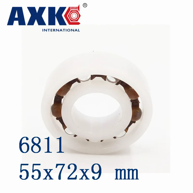 

2023 Promotion Special Offer Axk 6811 Pom (8pcs) Plastic Ball Bearings 55x72x9 Mm Glass Balls 61811 Bearing