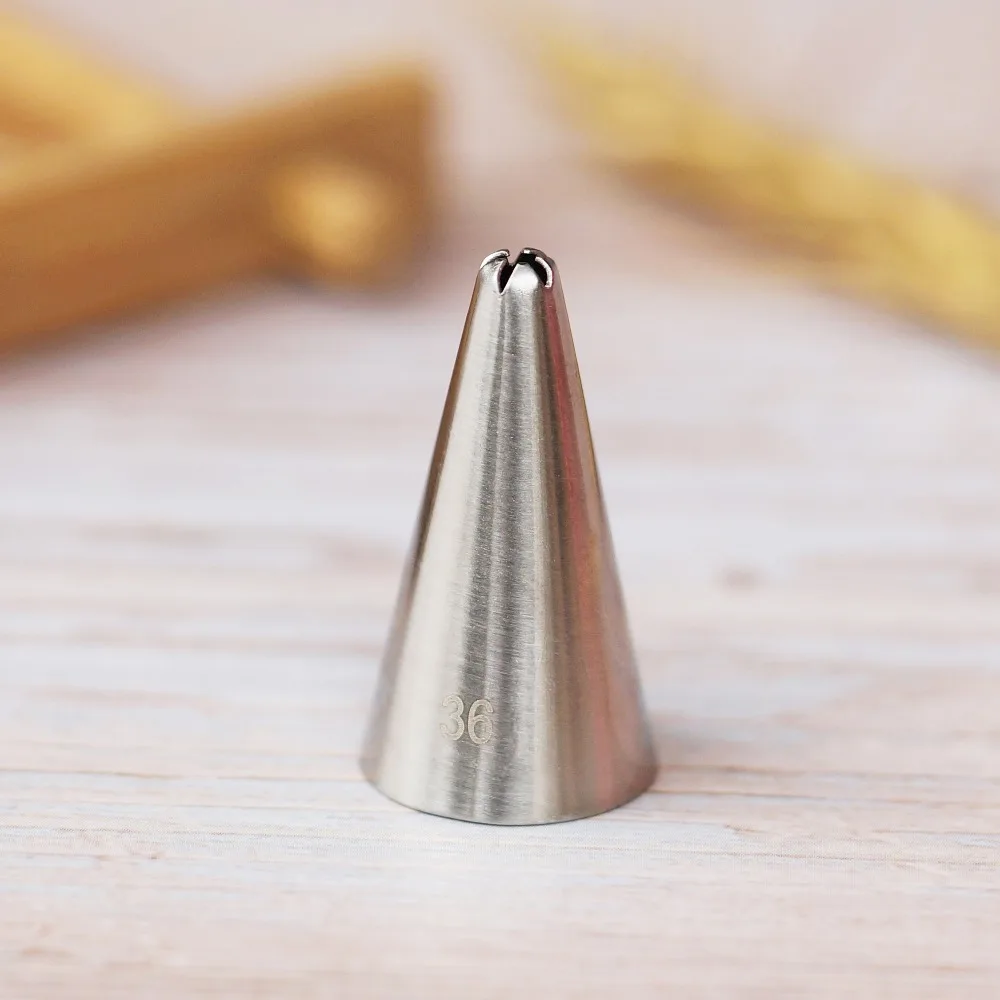 #36 Piping Nozzle Cake Decorating Tip Stainless Steel Fondant Decorating Nozzle Icing Tip Baking & Pastry Tool