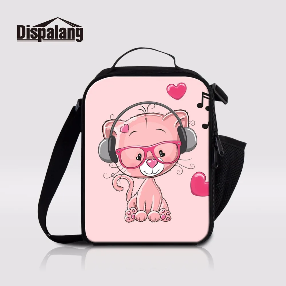 Animal Pig Fox Owl Lion Kids Food Lunch Bag Customize Logo Photo Cooler Lunchbox For School Children Outdoor Picnic Lunch Sack