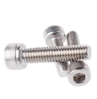 2#-56,4#-40,6#-32,8#-32,10#-24,10#-32,1/4-20 Cap Screws Imperial Screws Stainless Steel 304 Hex Socket Head