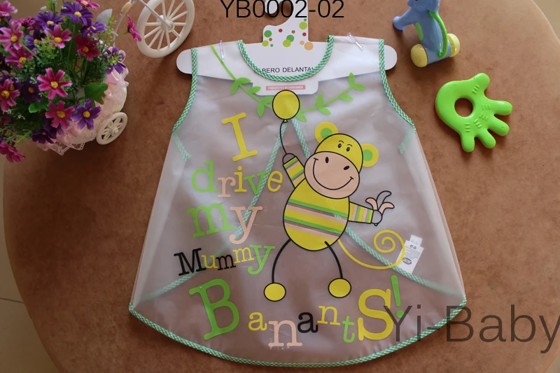 12Pieces/Set YB0002-02 Baby bib  Infant saliva towels  Baby Waterproof bib  Painting clothes Free Shipping