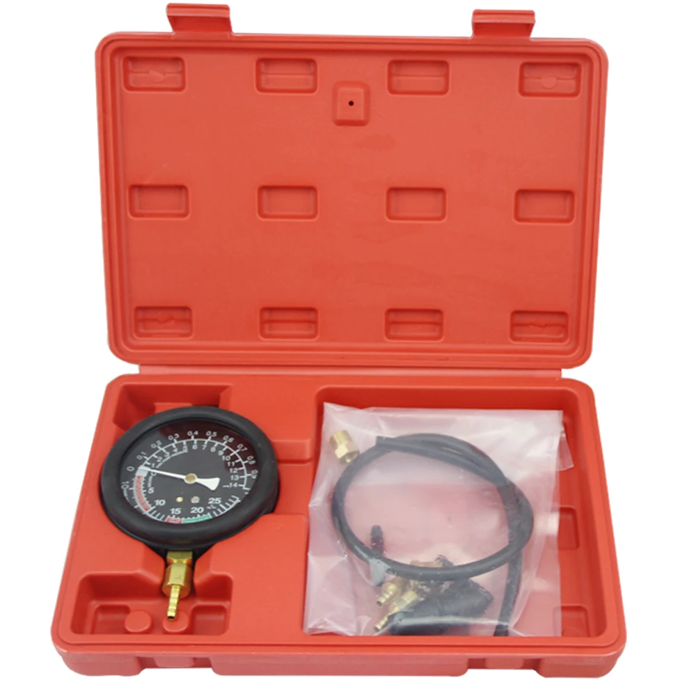 Car Engine Vacuum Pressure Gauge Fuel System Meter Seal Leakage Tester Tools