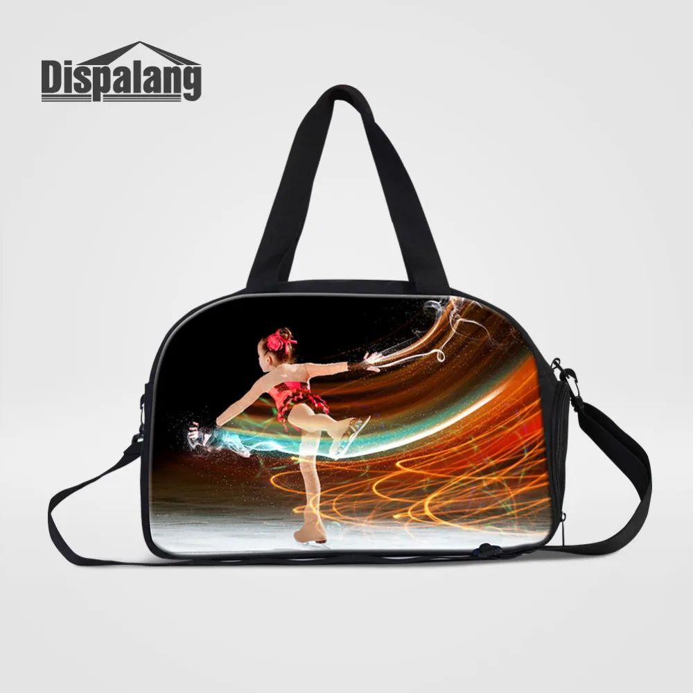 Dispalang Buz Pateni Kız Seyahat Çantaları Büyük Gecelik Duffel Çanta Haftasonu Seyahat Büyük Tote Çanta Crossbody Bayan Seyahat Çantaları