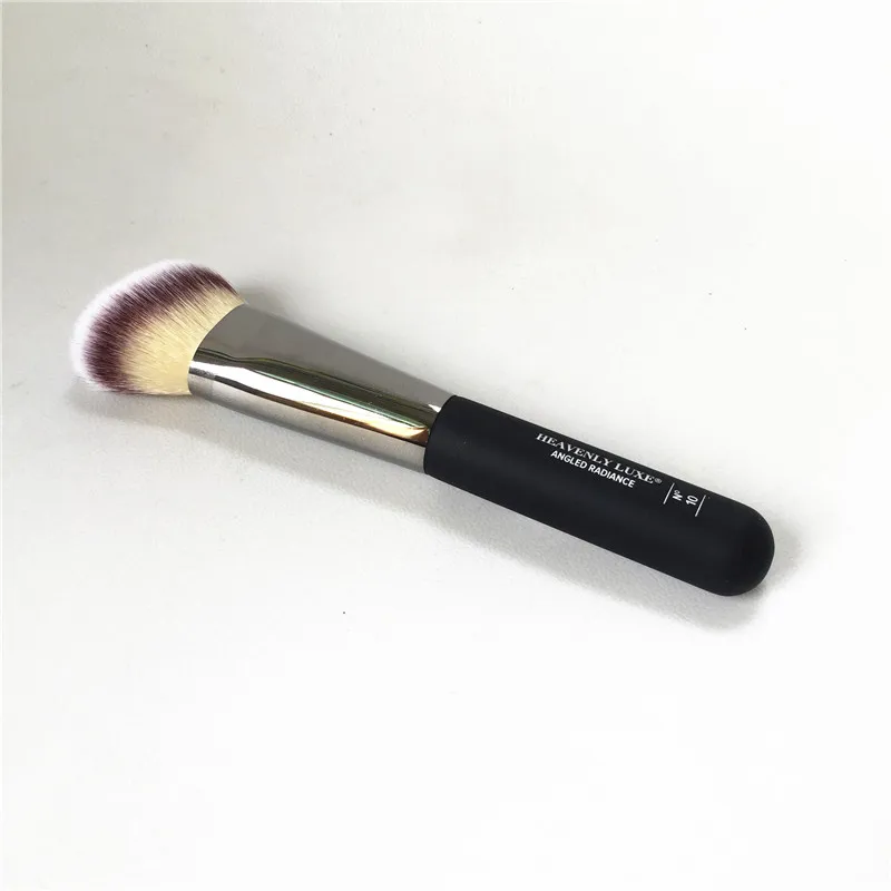 Heavenly Flat Top Buffing Foundation 6 / Wand Ball Powder 8 / Angled Radiance Contour Brush 10 - Beauty Makeup Blender Tools