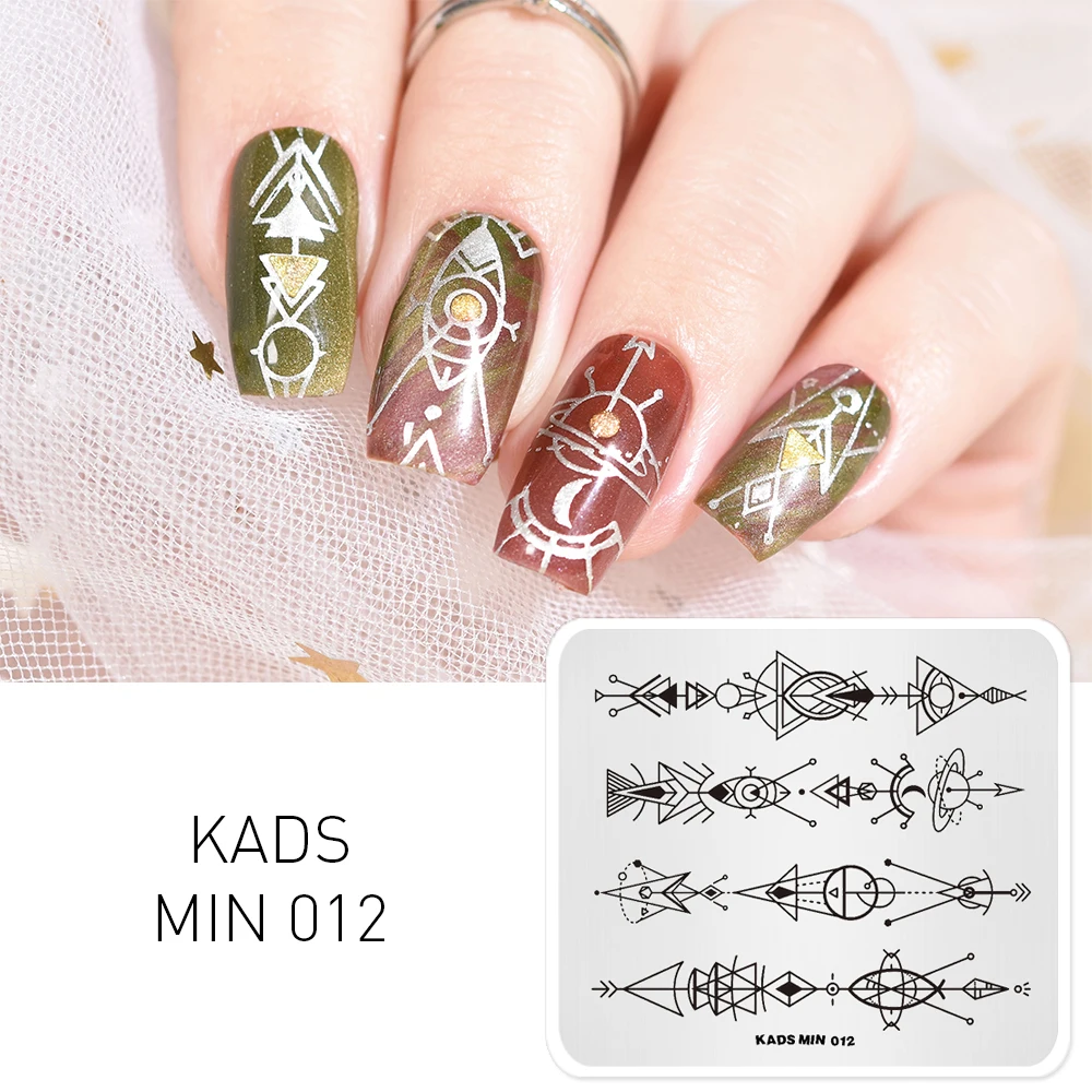 KADS MIN star sign design newly nail varnish stamp nail image stamp plate gel nail polish for stamp manicure nail