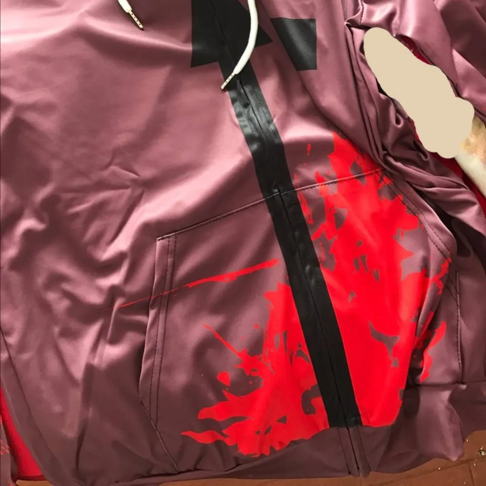 تأثيري الملائكة من الموت زي إسحاق فوستر زاك تأثيري بلوزات Uniex ثلاثية الأبعاد الطباعة جاكيت زيبرا معطف بقلنسوة معطف #3