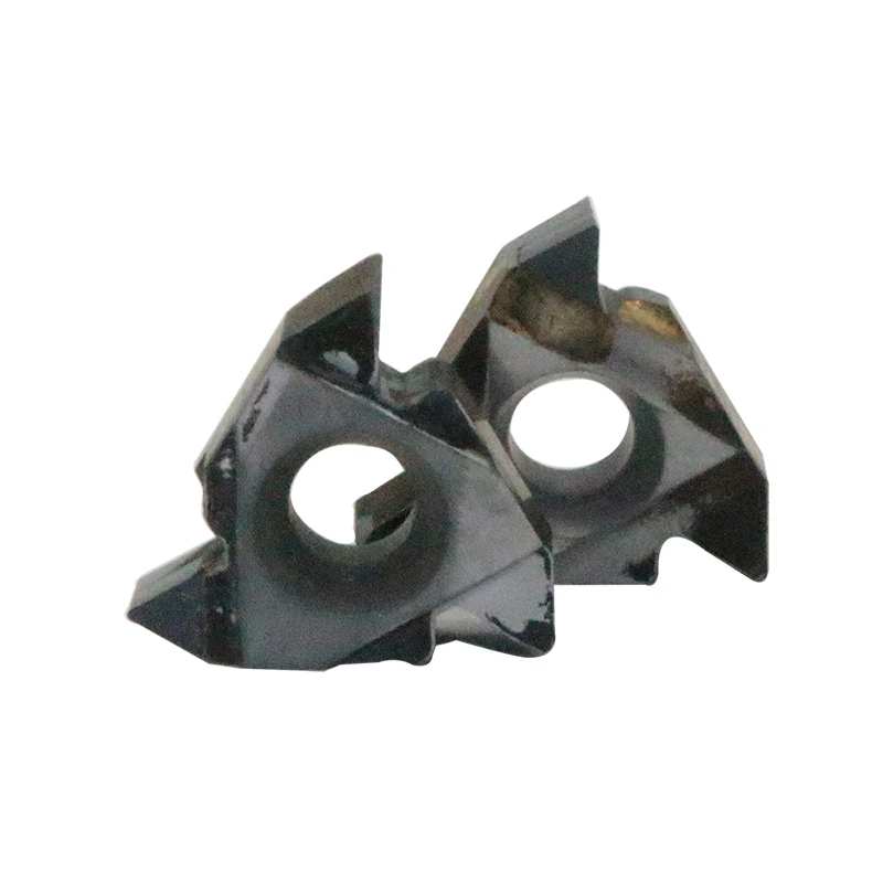 Inserções de rosqueamento de carboneto de tungstênio, 16er ag60 2 peças, inserções de rosqueamento, lâminas insertivas para suporte com rosca para ser