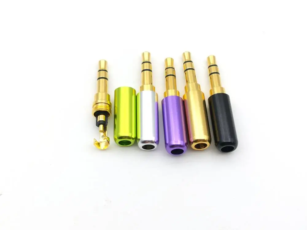 50pcs mini 3.5mm Male Stereo Jack Plug soldering adapter