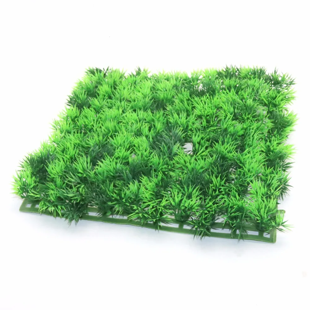 Aquarium Ornament Decorations High Simulation Of Water Lawn ABS Green Plastic Fish Tank Landscape Plants