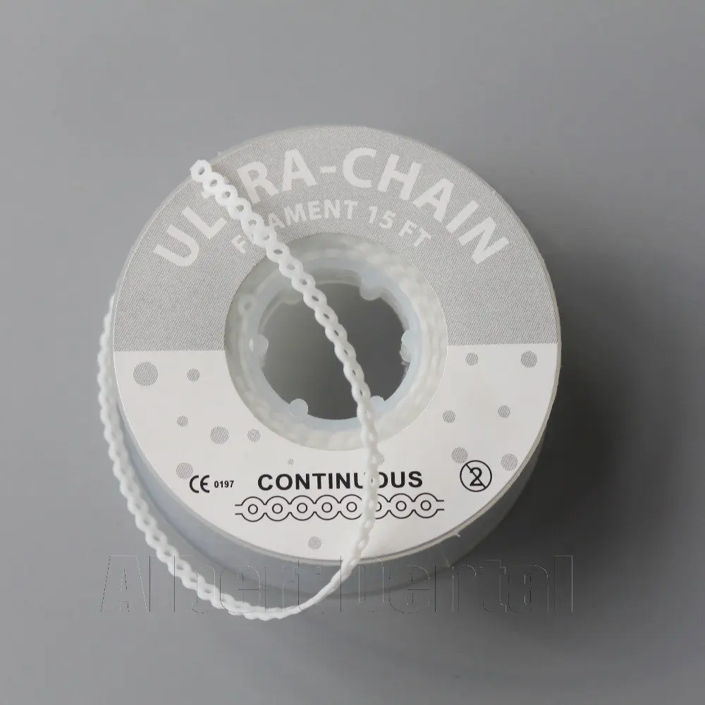 1 PC Dental Orthodontic Elastic Ultra Power Chain Continuous