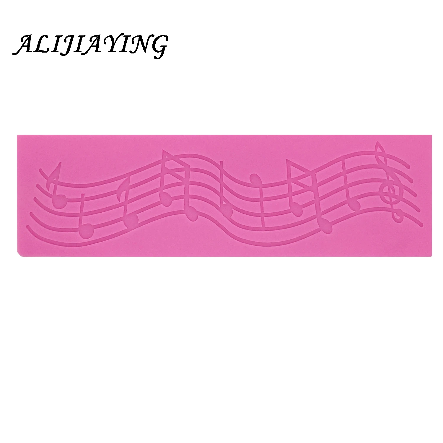 1Pcs Musical Note Silicone Fondant Cake Molds lace mat Chocolate Decorating Tools DIY Kitchen Baking Accessories supplies D0466