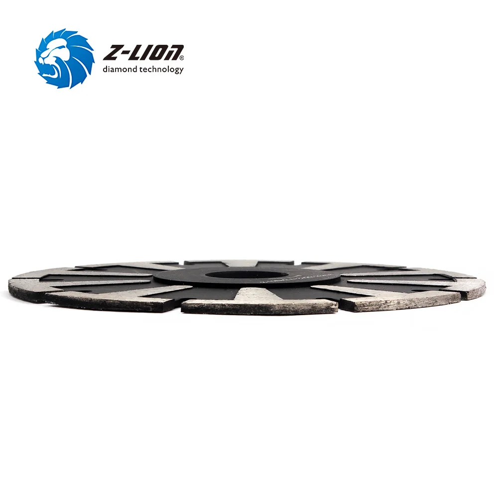 Z-LION 5 "Lưỡi Cưa Kim Cương T Phân Đoạn Đá Hoa Cương Đá Đĩa Cắt Bê Tông Nhanh Chóng, Chuyên Nghiệp Cắt Nhỏ Lưỡi Tròn