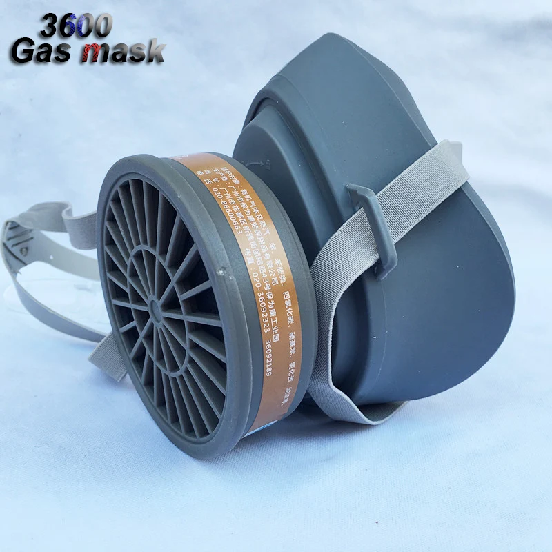 The New 3600 Respirator gas mask Comfortable odorless rubber Protective mask Spray paint Graffiti formaldehyde Toxic gas mask