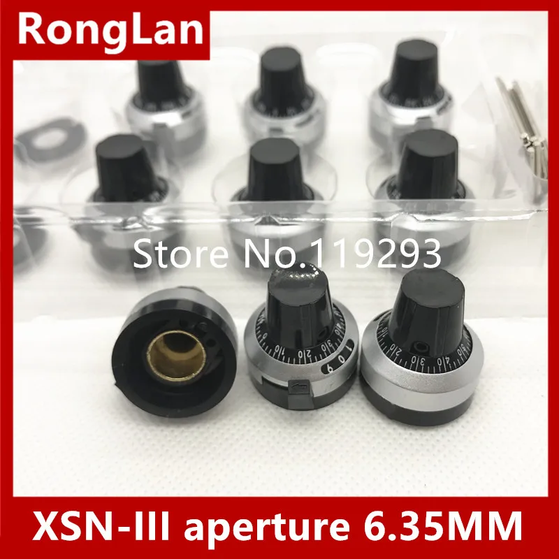 

[BELLA]3590S potentiometer knob with scale precision XSN-III aperture 6.35--10pcs/lot