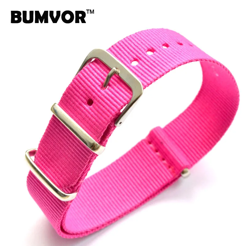 16 18 20 22 24mm Multiple Colors Nylon Military Watch Strap Army Sport Link Bracelet wrist watchband Accessories