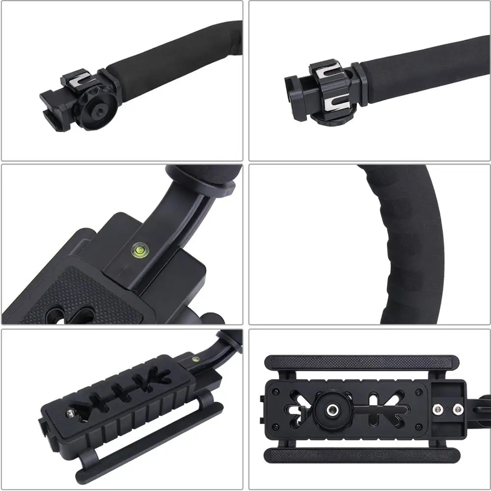 Máy Ảnh Cầm Tay Điện Thoại Ổn Định Vlog Quay Bracket Ổn Định Giá Đỡ Video Steadicam Núi Giàn Khoan Cho iPhone Samsung