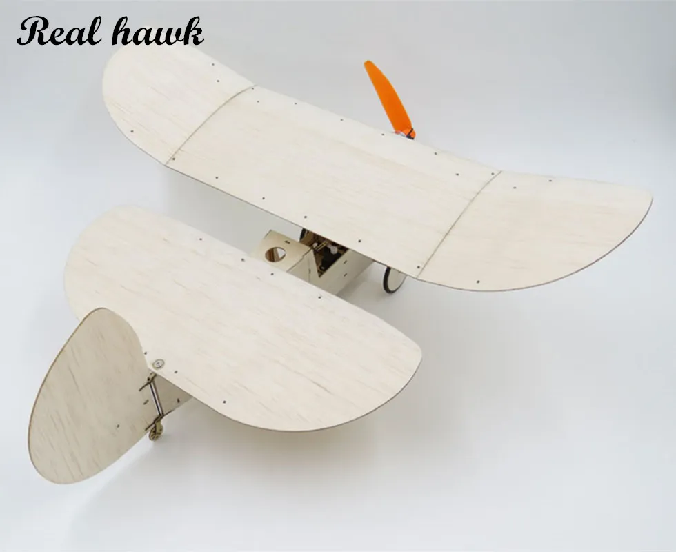 طائرة مزودة بجهاز للتحكم عن بُعد قطع بالليزر طائرة خشبية طائرة نيوتن الجزء العلوي من إطار الجناح بدون غطاء جناحيها 358 مللي متر طقم بناء نموذج خشبي بالسا