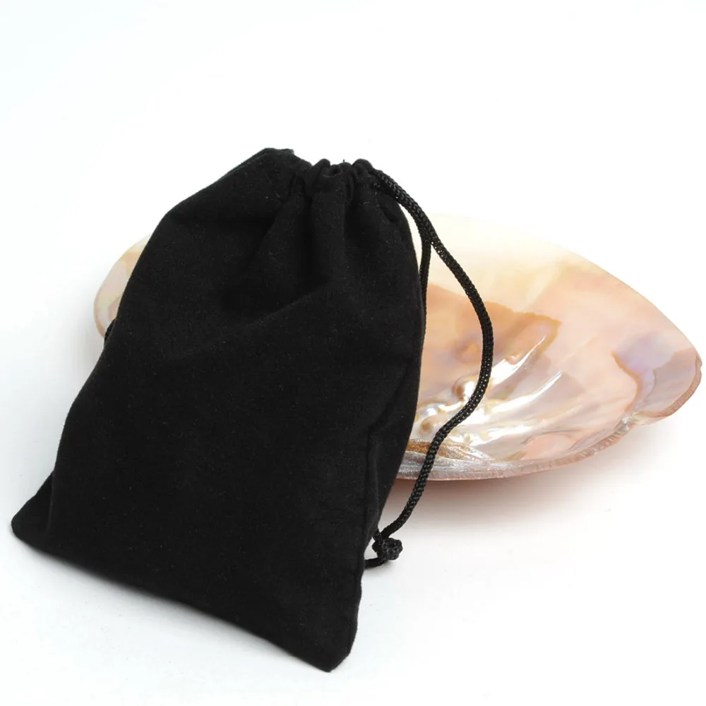 100pcs 12*10Cm Black Velvet Gift Drawstring Pouch Bags,Party Jewelry Gift Bag Christmas Candy Wedding Gift Bags  Jewelry Packing