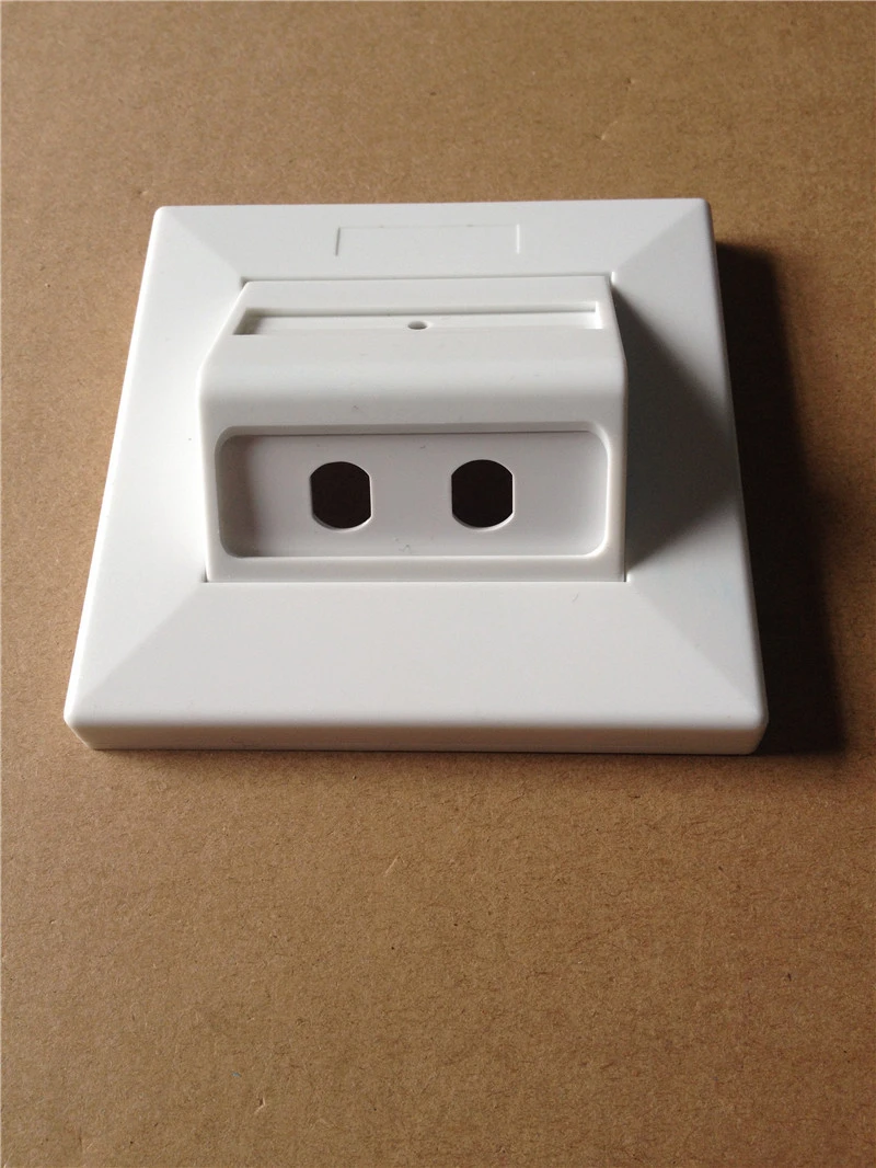 Лицевая панель LC SC ST без адаптера SM MM ftth SX DX белого цвета ABS Настенная розетка 2 ядра 1 ядро оптоволоконная лицевая панель 86 30 шт.