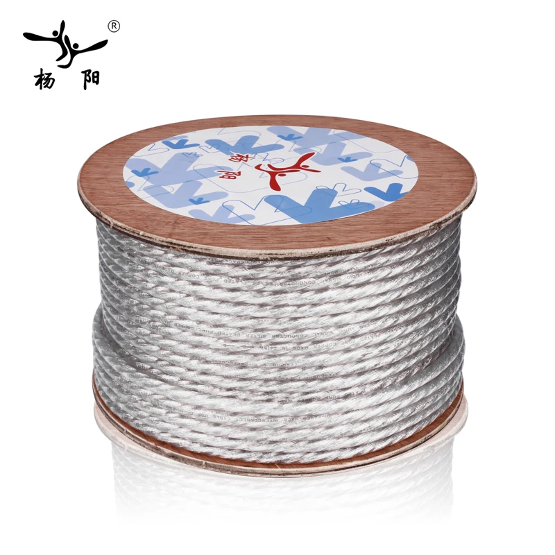 Yyaudio YY-E150-S ايفي بالفضة كابل الصوت ايفي كابل سلك سلك كابل السائبة ديي تباع في متر