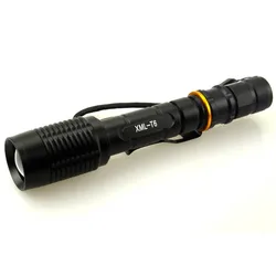 High Brightness 5000 Lumens Upgrades 4.2V LED Flashlight XML-T6 18650 Battery White Light Focus Lamp