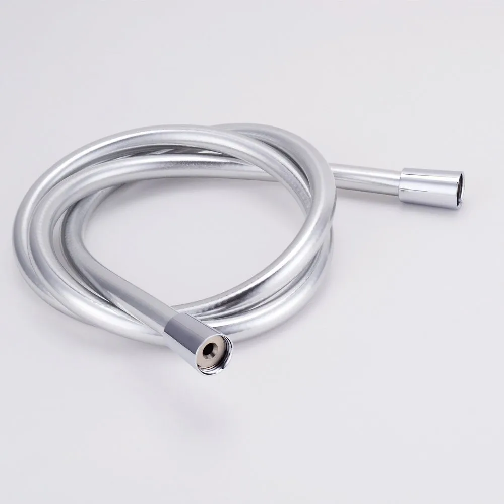 

High Pressure PVC Shower Hose For Bath Handheld Shower Head Flexible silver or black Shower Hose 11-019