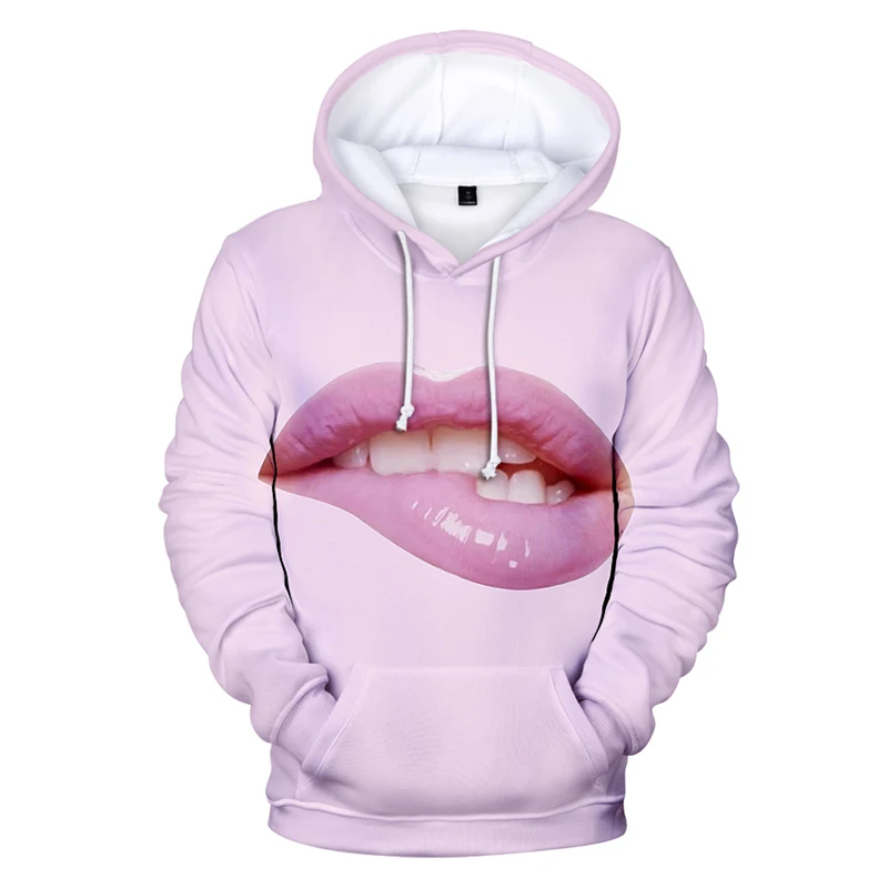 

Funny Pink Sexy Lips Cute 3d Hoodies Pullover Fashion Cool Hip Hop Men Women Hoodie Hoody Long Sleeve 3D Hooded Sweatshirts Tops