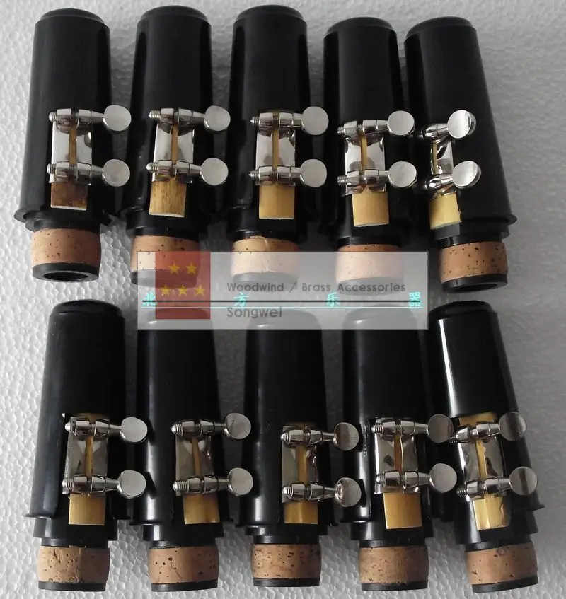 10 Set or 5set Bb soprano Clarinet Mouthpiece Ligature Reed cap For Clarinet Accessories Parts