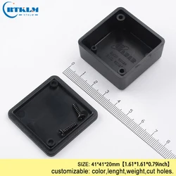 DIY electronic project box circuit board plastic enclosure pcd diy design speaker abs junction box instrument case 41*41*20mm