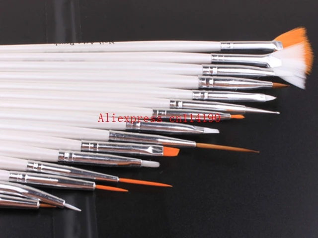 

New arrive Nail Art Design Painting Tool Pen Polish Brush Set Kit DIY Professional Nail Brushes styling tools 15pcs/set