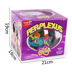 3D Ball Track Puzzle Toy para crianças e adultos, Maze Perplexus e Epic Game, brinquedos de bolas magnéticas, grandes, mágicos, 100 passos