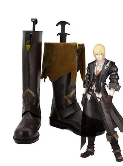 

Tales of Berseria Eizen Cosplay Boots shoes Christmas Halloween Party Custom Made for Adult Men Shoes Accessories