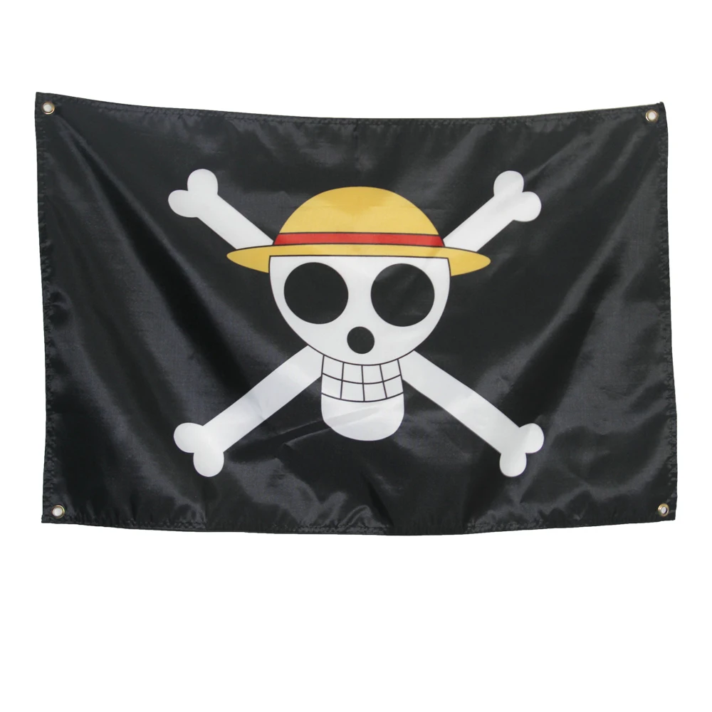 Hat pirates banner of custom props COSPLAY animation around pirates flag pirate skeleton flag 90*60cm