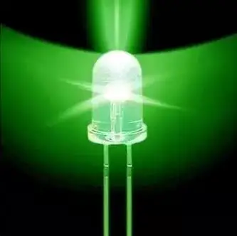 Free shipping 1000pcs 5MM LED Super Bright water clear round Green LED Light Lamp green emitting diod LED 5MM